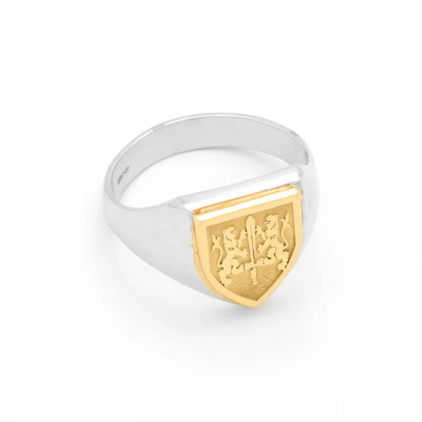 Shield Family Crest Ring