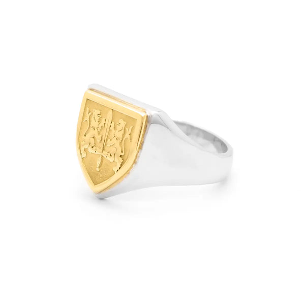 Shield Family Crest Ring