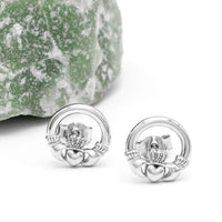 Sterling Silver Claddagh Earrings