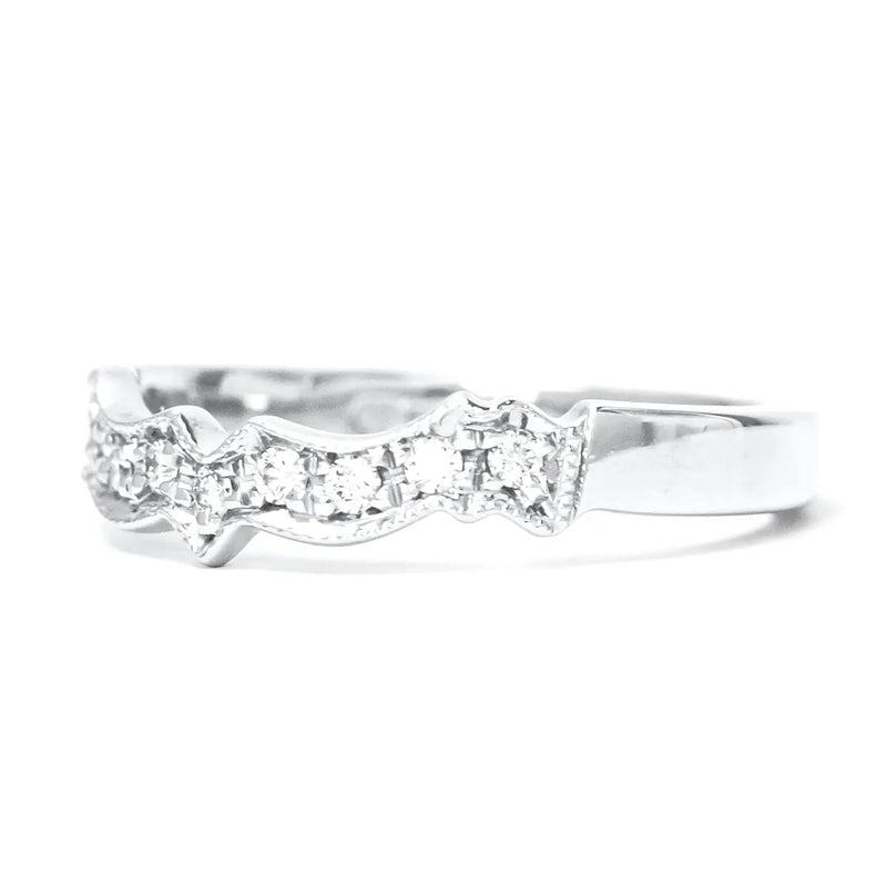 Claddagh Wedding Ring Set Adorned With Heartshaped Gemstone And Diamonds