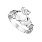 White Gold Ladies Claddagh Ring