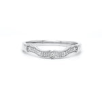 Gold Diamond Fitted Wedding Band
