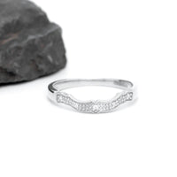 Gold Diamond Fitted Wedding Band