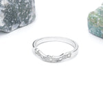 Gold Emerald and Diamond Irish Claddagh Engagement Ring Set