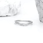 Gold Diamond Fitted Wedding Band