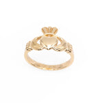 Ladies Gold Claddagh Ring
