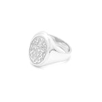 Ladies Family Crest Signet Ring